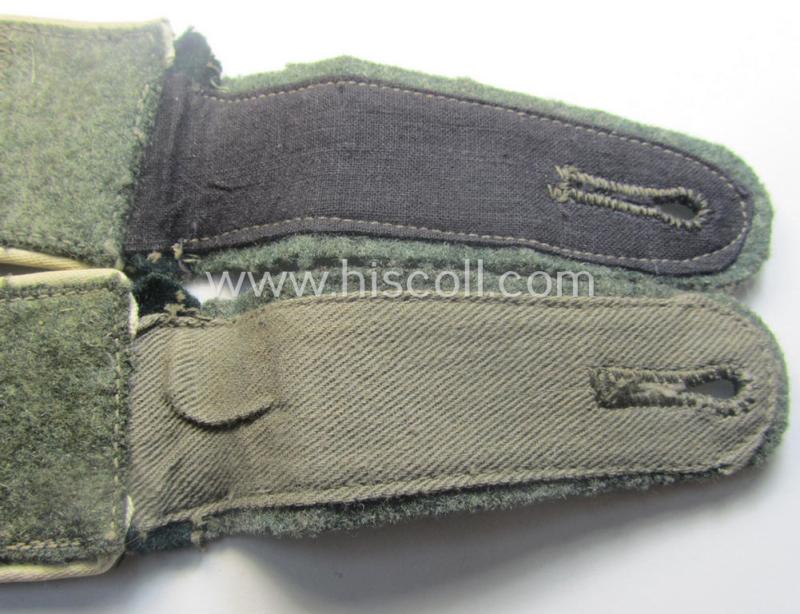 Pair of WH (Heeres), early- (ie. pre-) war-period- (ie. 'M40'-pattern) EM-type shoulderstraps: 'Soldat der Infanterie-Trpn.'