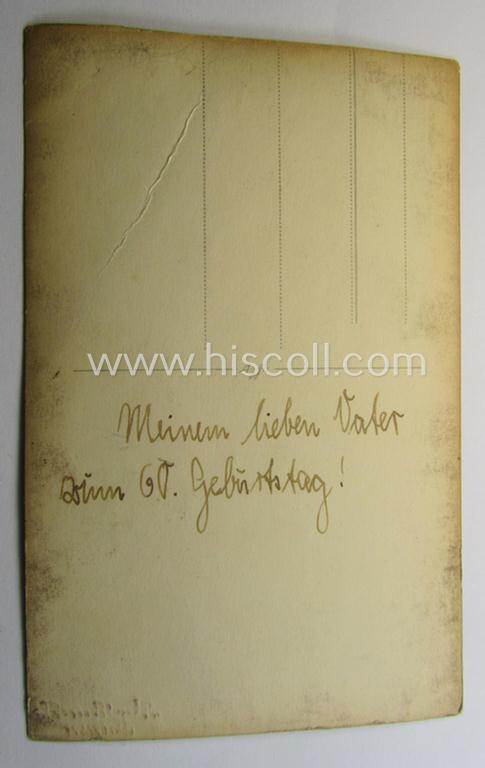 Attractive - and matching! - early- (ie. pre-) war-period WH (Heeres) 'M36'- (ie. 'M40'-) pattern 'cyphered' NCO-type shoulderstraps as intended for an: 'Uffz. u. Mitglied des Art.-Beo.-Abts. 16' that comes with a period photo