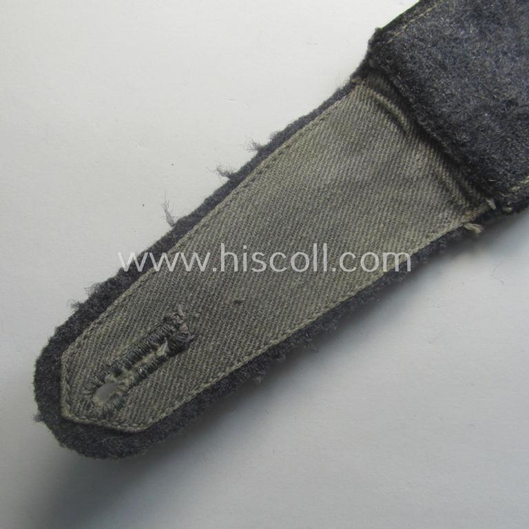 Neat - albeit regrettably single! - WH (Luftwaffe), EM-type shoulderstrap as was specifically intended for usage by a: 'Soldat eines Bau- o. Pioniere-Abtlgs. o. Rgts.'