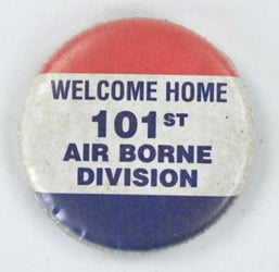 US WW2 101st Airborne Division Welcome Home Button