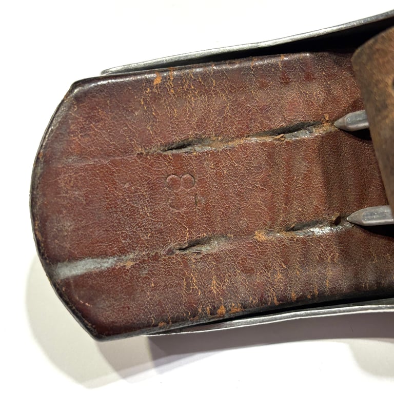 LW Early Brown Belt & Aluminum Buckle