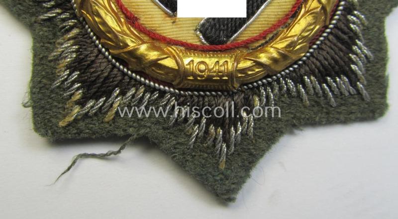 WH (Heeres o. Waffen-SS) 'Deutsches Kreuz im Gold' (ie. DKiG or German Cross in gold)