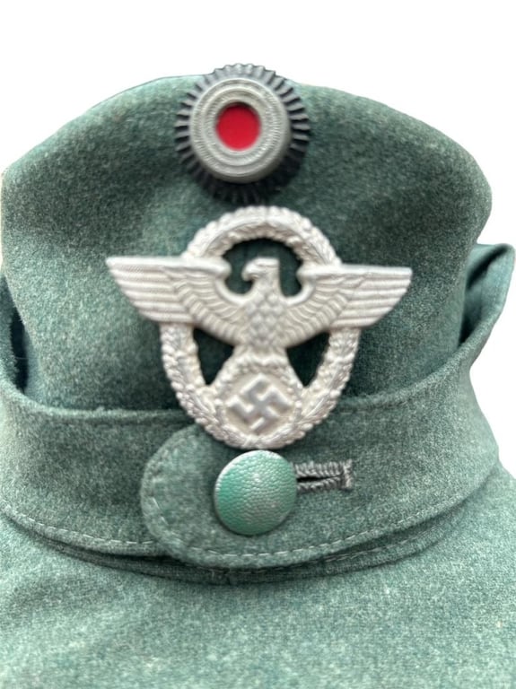 Wehrmacht Gendarmerie (Rural Police) Cap (Einheitsfeldmütze M43)