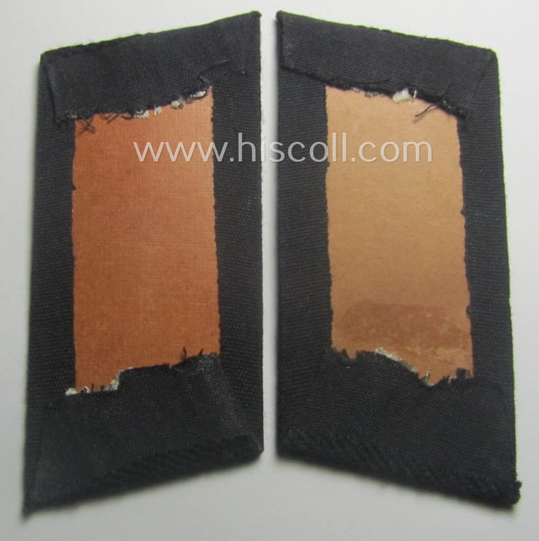 Pair of RAD (ie. 'Reichsarbeitsdienst') EM-type collar-tabs (being of the second pattern as was used in the period between 1936-41) as was intended for a: 'RAD-Vormann'