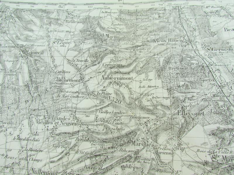 German Militairy Roadmap France ( South-East Abbeville )