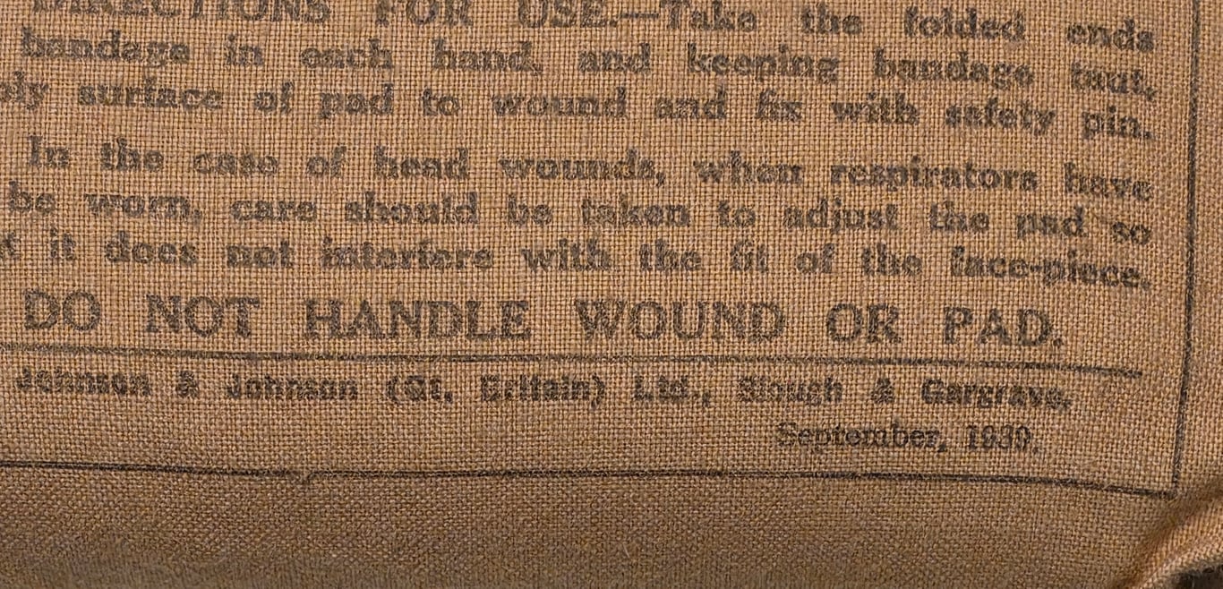 WW2 British shell dressing