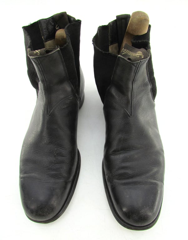 German Wartime "Salamander" Dress Shoes with Shoe Lasts