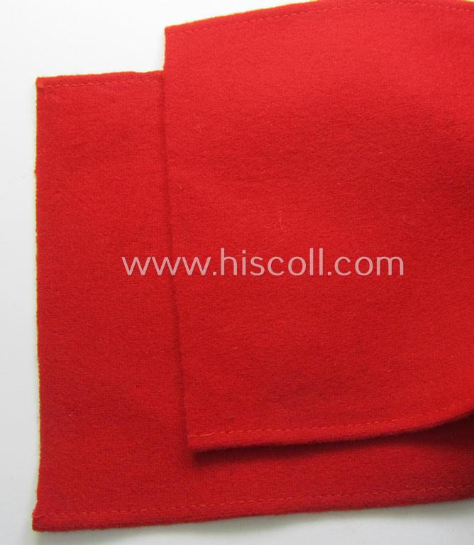 'Extra Qualität', N.S.D.A.P.-pattern, smooth-woolen-based swastika-armband (ie. 'Armbinde') that still retains its period 'RzM'-etiket