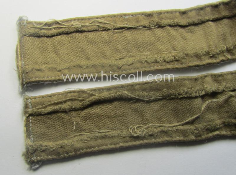 WH cuff-title (ie. 'Ärmelstreifen') entitled: 'Afrika' (being a totally non-shortened example that comes in an overall very nice- (ie. issued and clearly worn ie. once tunic-attached-), condition