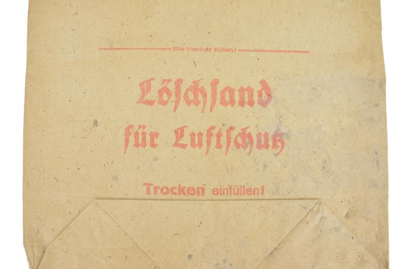 German LS Air Defence Paper Sand Bag