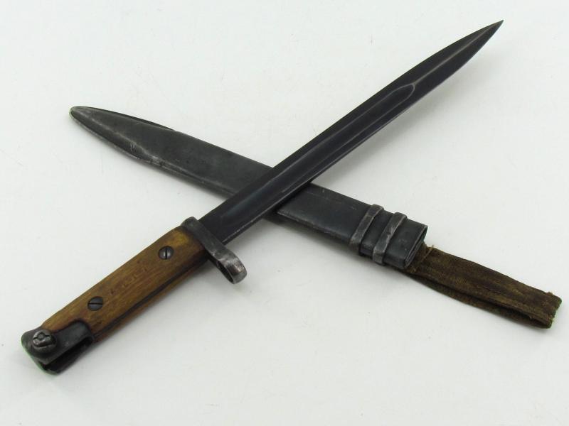 Rare Soviet SVT40 Tokarev Bayonet And Scabbard