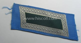 Regrettably single, (entirely!) 'BeVo'-woven, NCO-pattern 'Ostvölker'-collar-tab as intended...