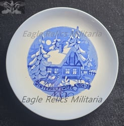 WHW Porcelain Christmas plate from the  Winterhilfswerk