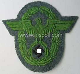 Clearly used- and/or tunic-removed, police- (ie. 'Polizei'- ie....