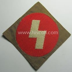 DJ (ie. 'Deutsches Jungvolk') arm-badge as was specifically...