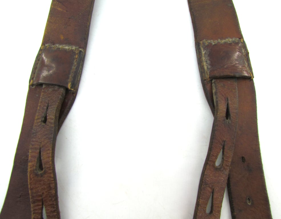 Early Wehrmacht Y-Straps – 1940 "Hidden-Stitch"