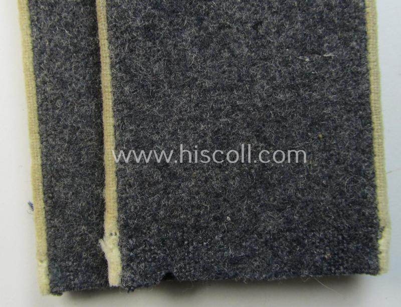 Pair of WH (Luftwaffe) white-piped-, so-called: 'Hermann Göring'-division, enlisted-mens'-type shoulderstraps as was intended for usage by a: 'Soldat der 'Hermann Göring Division'