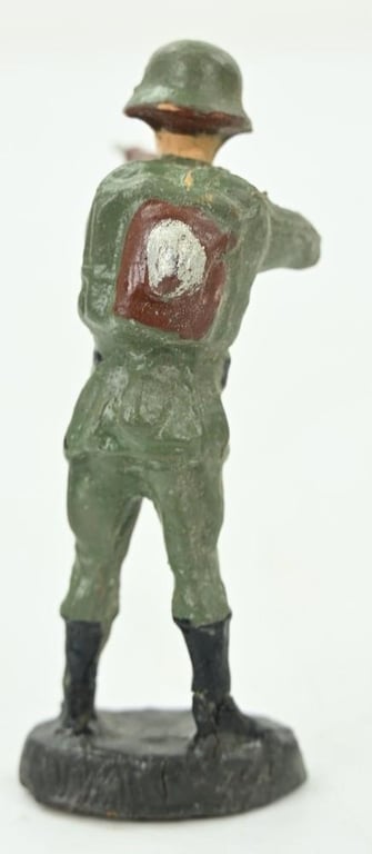 German Elastolin Toy Figure 'Shooting Soldier'