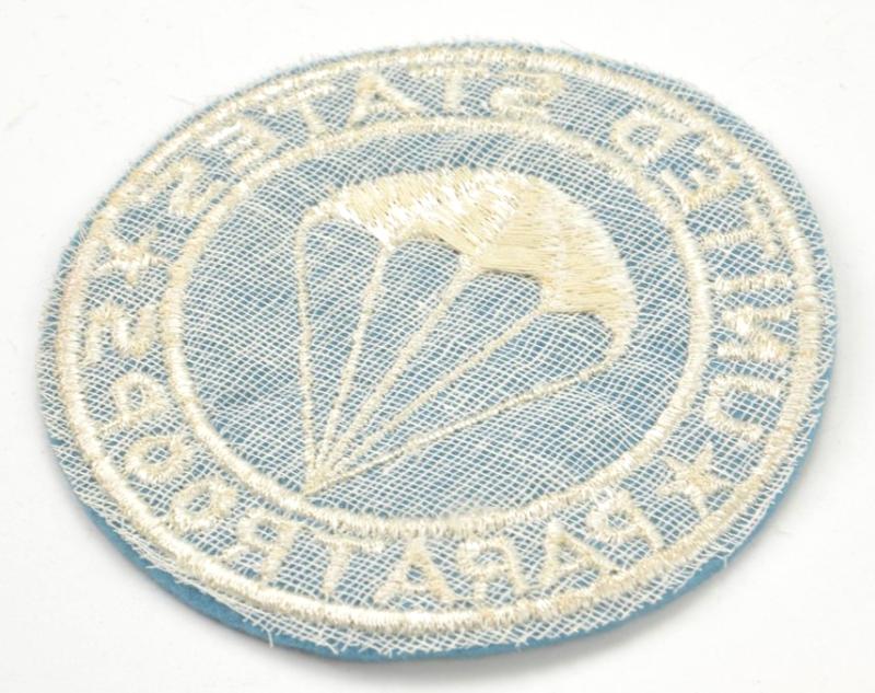 US WW2 US Paratroops Breast Patch 'John E. Greer' 502nd PIR 101st Airborne Division