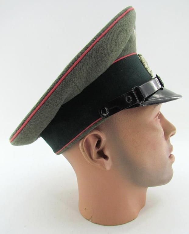 Wehrmacht Heer Panzer EM/NCO Visor Cap (Schirmmütze) – G. Teufel Sohn, 1937