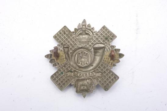 British Cap Badge "The Highland Light Infantry Assaye"