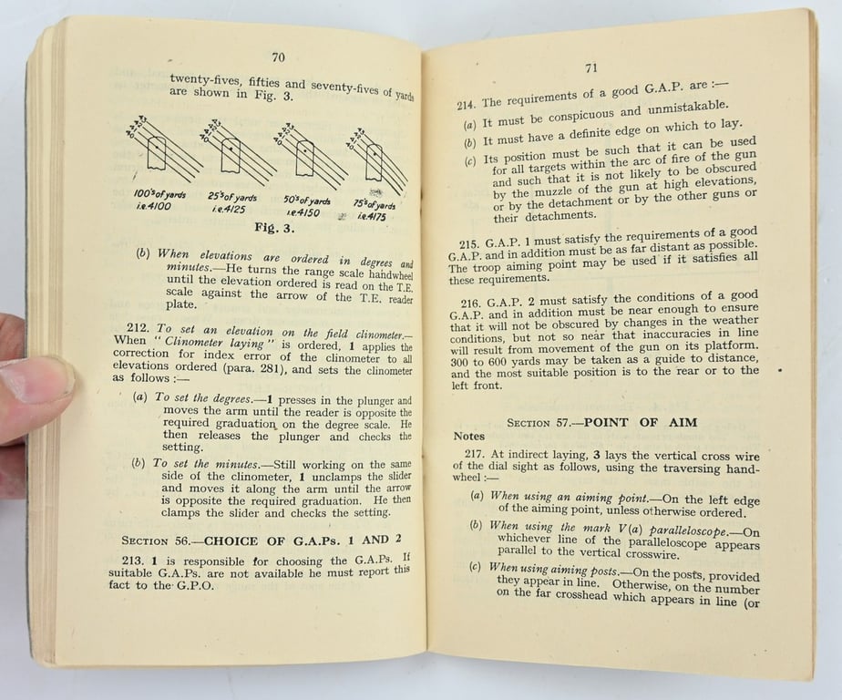 British WW2 25pds Artillery Gun Drill Manual