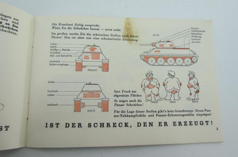 Tank destruction "Panzerknacker" soldiers manual