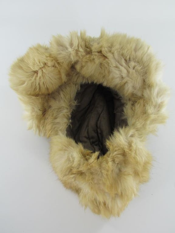 Wehrmacht ( Rabbit Fur )Winter Pelzmütze...Marked