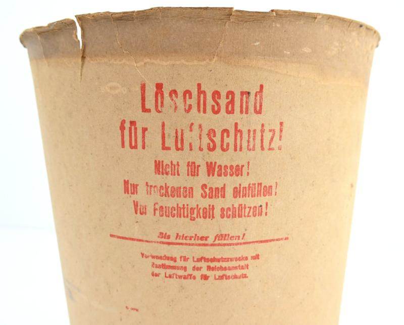 German Luftschutz Sand Bucket