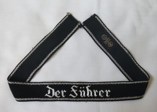 Reproduction Waffen-SS Officer "Der Führer  RZM flat wire...