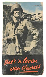 German Dutch Waffen-SS Recruitment Flyer
