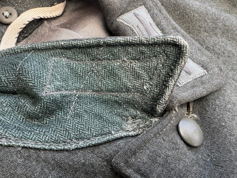 Wehrmacht Heer M43 EM field tunic With Original Applied Insignia