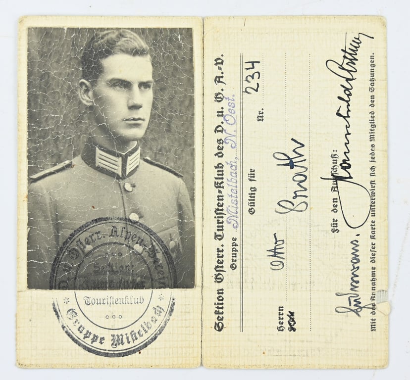 German/Austrian Mountain Association Member Pass