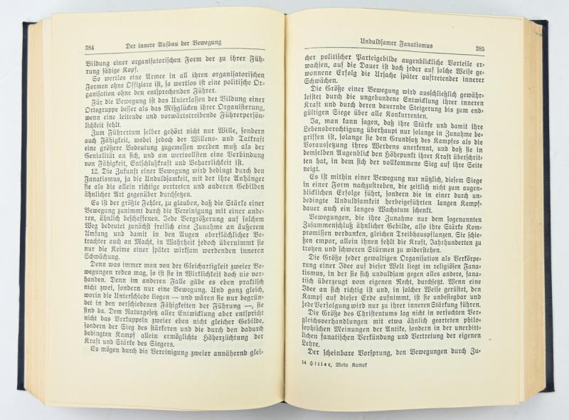 German Adolf Hitler Mein Kampf Book 1933