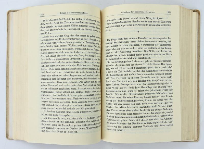 Letvian WW2 Mein Kampf Book Adolf Hitler Presented by General der Flieger Pflugbeil