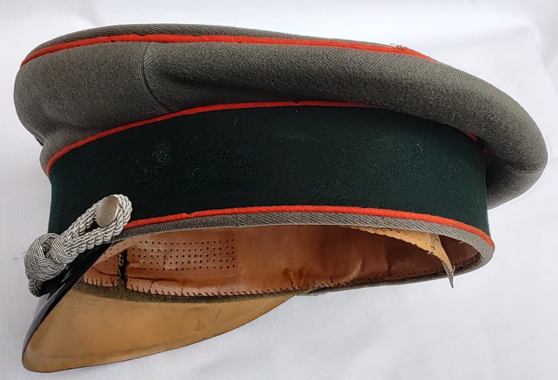 German Wehrmacht Officer Feldgendarmerie (Field police) Erel Schirmmütze cap