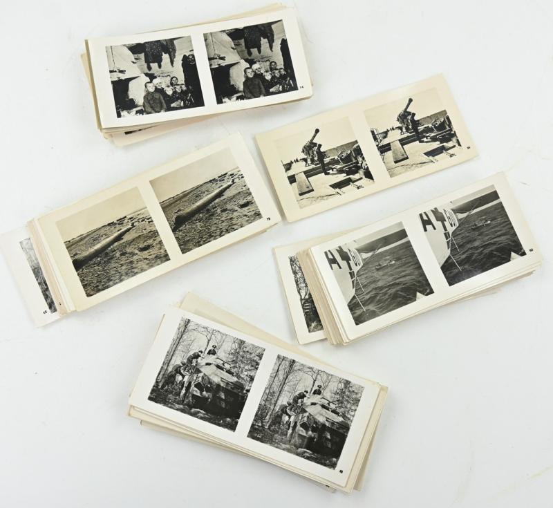 German Third Reich '3-D Raumbild' Booklet Picture Set 'Kampf im Westen'