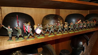 Exceptional 27-Piece Elastolin WWII Whermacht Band