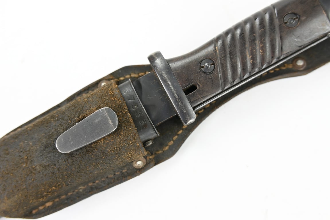 German WH K98 Mauser Bayonet with Frog E. & F. Hörster & Co., Solingen.