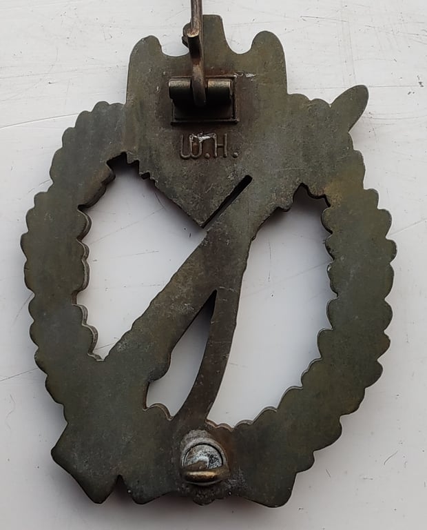 Wilhelm Hobacher Infantry Assault Badge bronze grade - Infanterie Sturmabzeichen