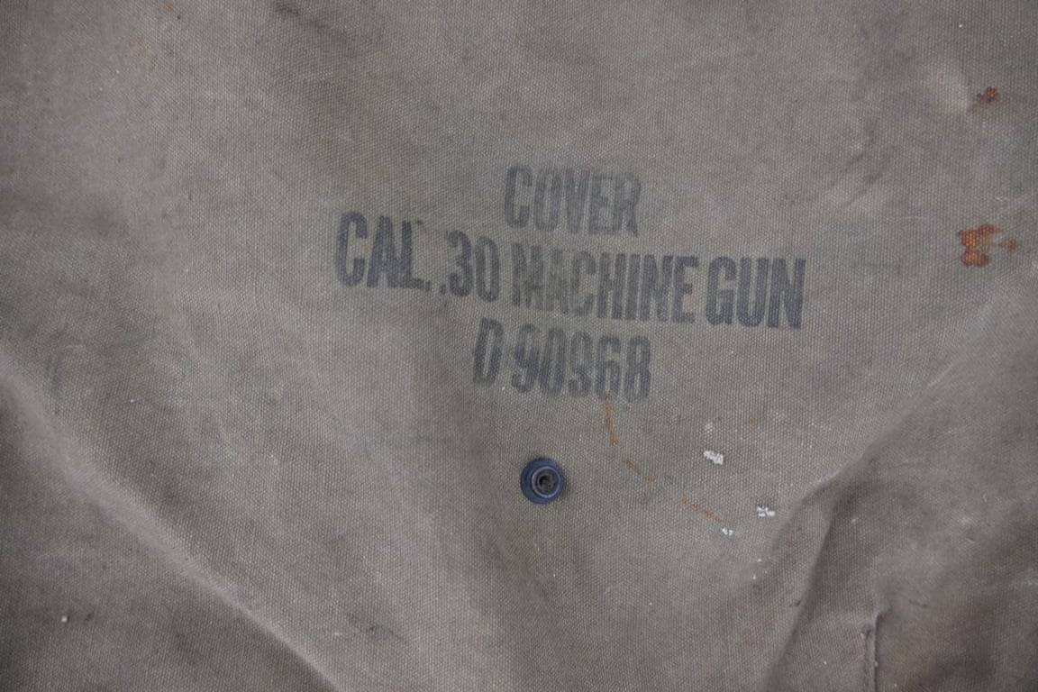 US WW2 .30 Cal Browning Machinegun Cover