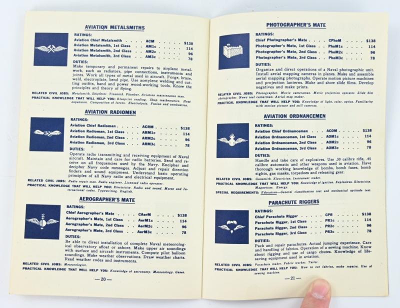 US Navy WW2 Recruitment Booklet
