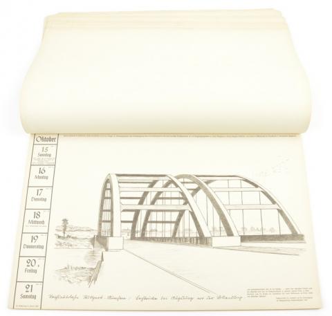 German Reichsautobahn Kalender 1939