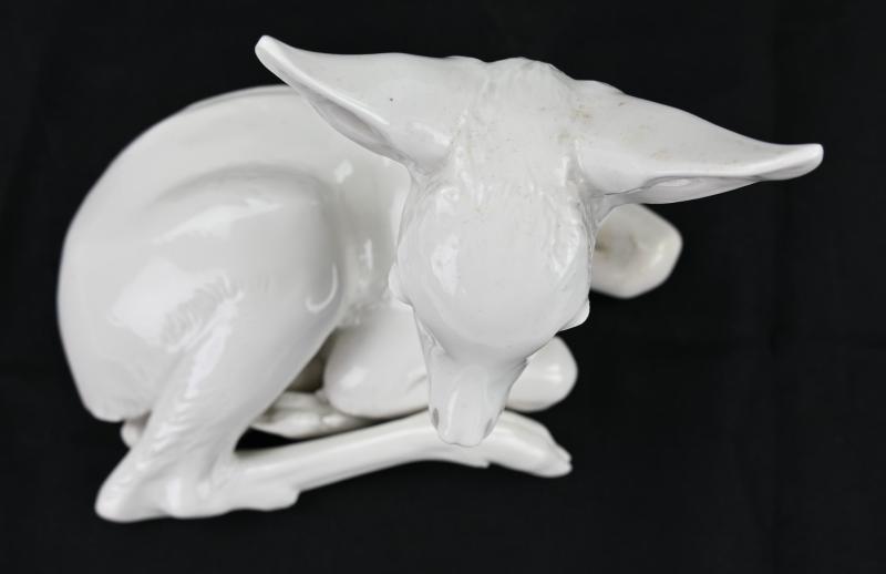 German SS Allach Porcelain 'Lying Fawn'