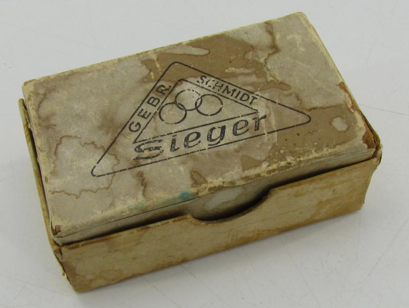 German Bakelite Razor Blade Sharpener in Original Box