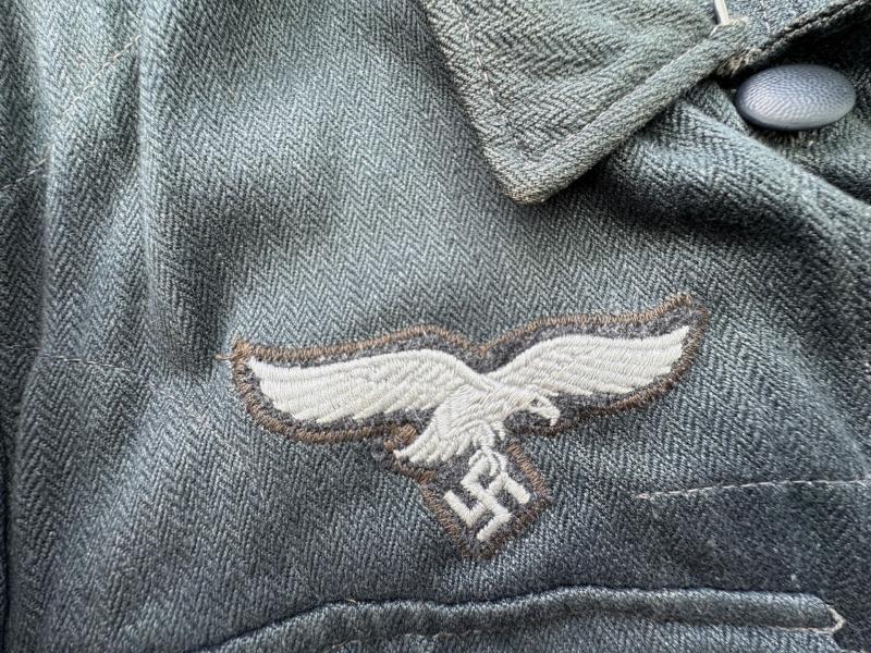 Luftwaffe ‘Drillich’ (HBT) Green Field Blouse (Feldbluse)