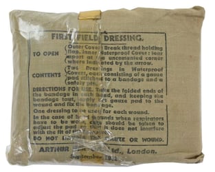 British WW2 First Field Dressing 1942