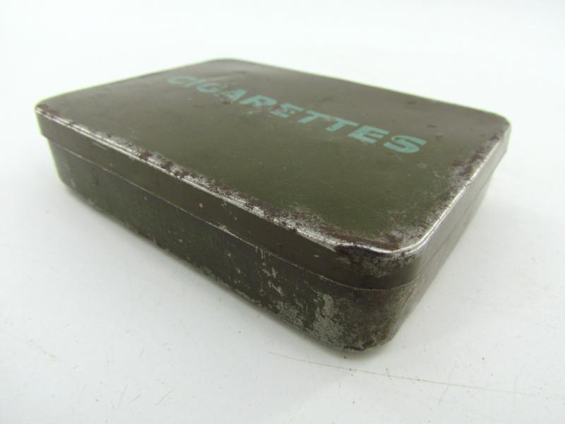 British WWII Cigarettes Ration Tin ( empty )