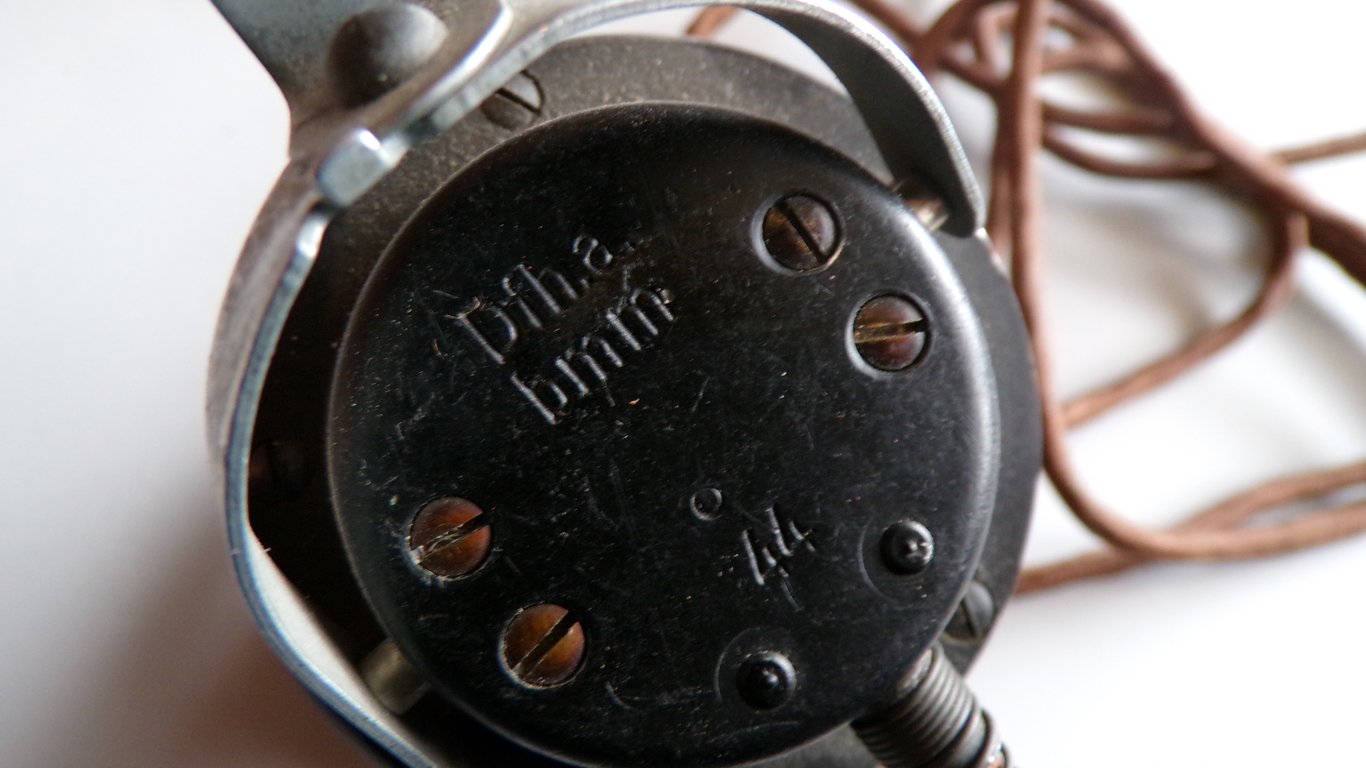 Wehrmacht Kopfhörer Dfh.a 41 Doppelfernhörer