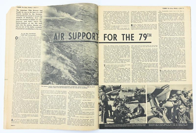 US WW2 Yank Magazine July 9, 1944 British Edition